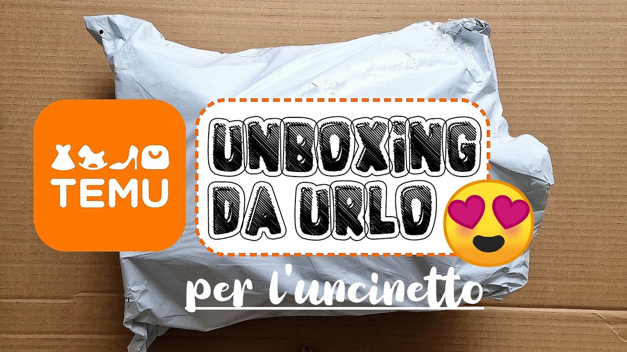 TEMU: unboxing da urlo PER L'UNCINETTO