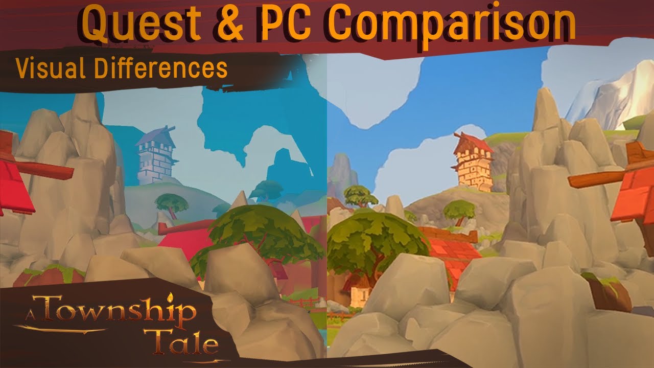 A Township Tale VR RPG: Quest vs PC Comparison