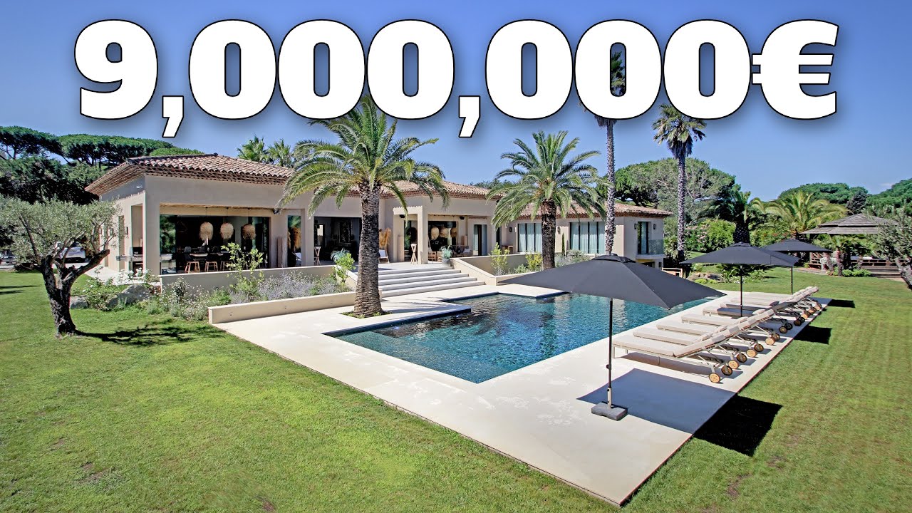 TOUR COMPLET Villa de Rêve à Saint-Tropez !! (9,000,000€)