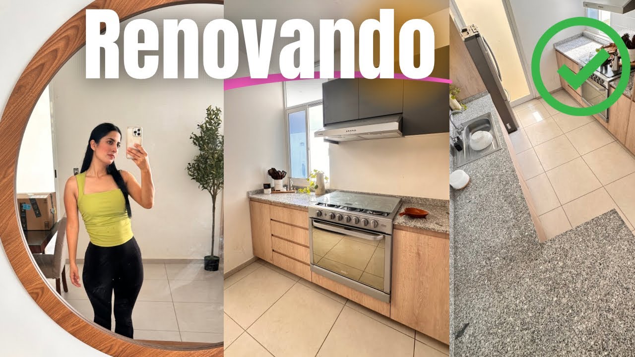 CAMBIE mi cocina ✅🏡 Económico,￼ bonito y funcional ✨ Ale García