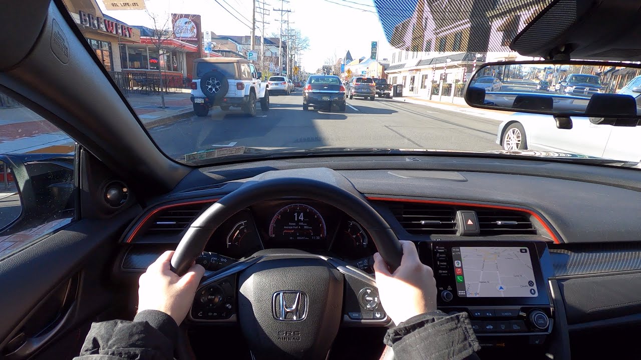 2020 Honda Civic Si Sedan - POV Drive (4K | 60FPS) | MAPerformance Street Exhaust Downpipe Frontpipe