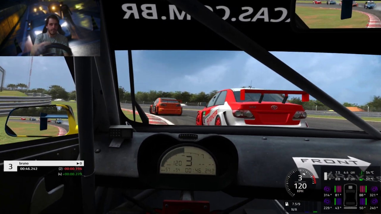 Automobilista ONLINE: DISPUTA INSANA de Marcas em Cascavel + Logitech G27 + FACECAM
