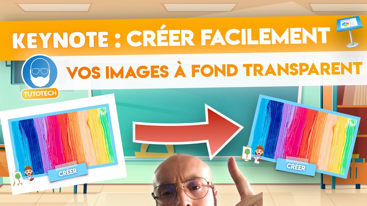 Créer facilement des images avec un fond transparent (PNG) sur KEYNOTE