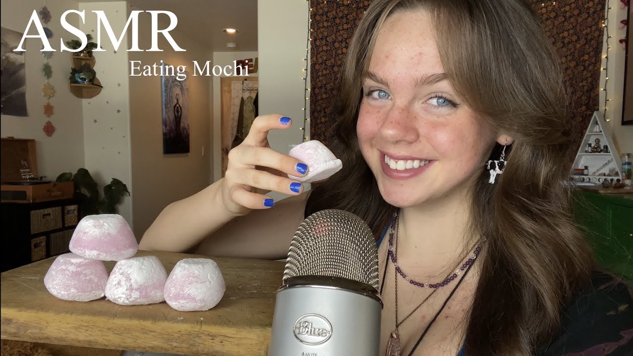 ASMR Eating Mochi Icecream