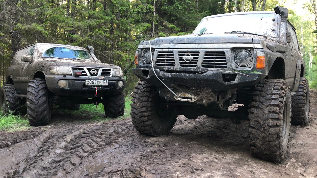 NISSAN PATROL на 42, обратный берег Морьи