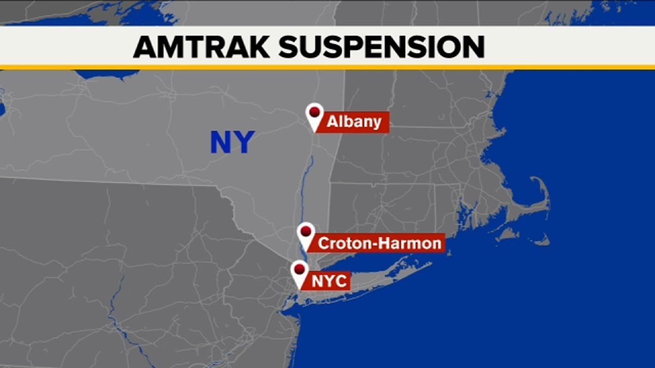 Amtrak service between NYC, Croton-Harmon remains suspended