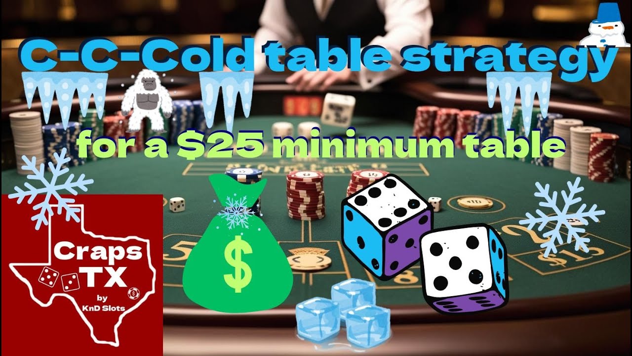 C-C-Cold table strategy for a $25 table