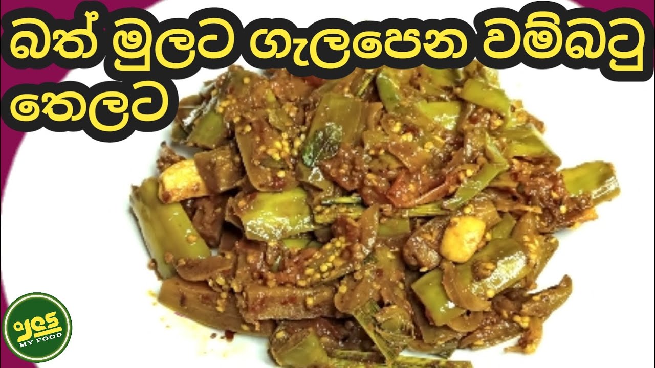කන්න ආස හිතෙන විදිහට, හදපු වම්බටු තෙම්පරාදුව | Brinjal Curry |Wambatu themparaduwa | yes my food