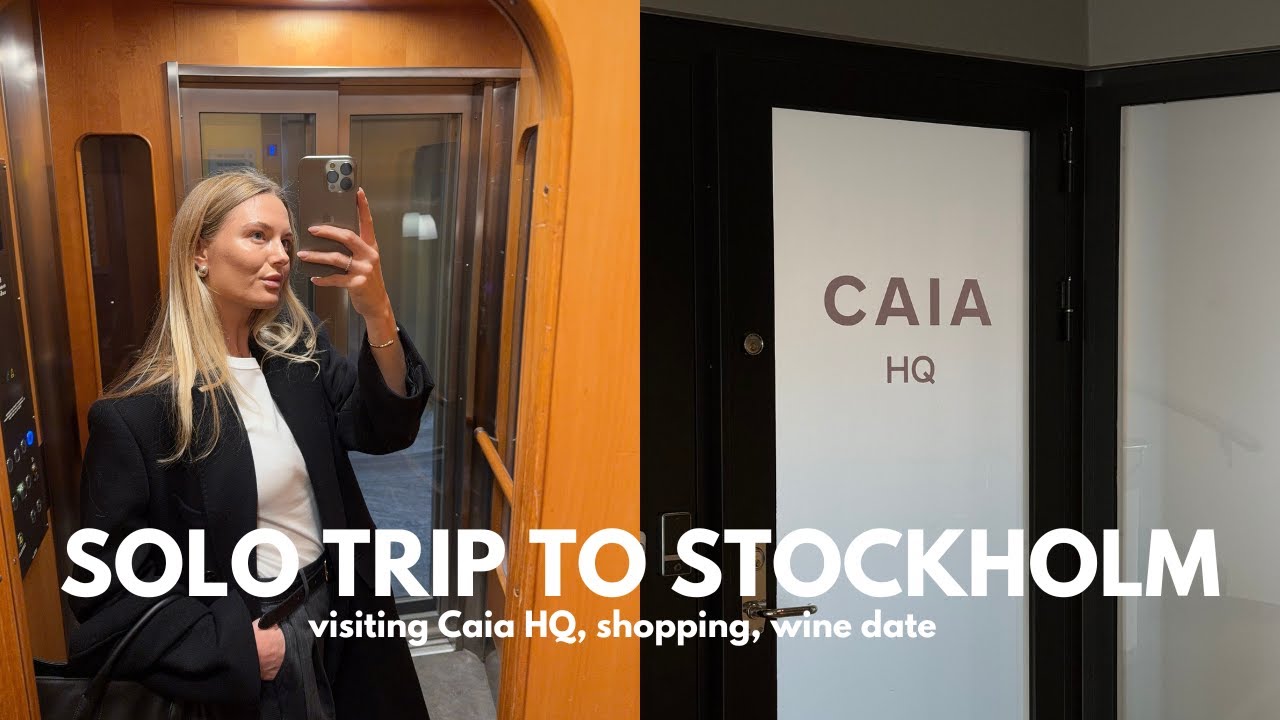 Поездка в Стокгольм в одиночку: посещение штаб-квартиры Caia Cosmetics, шопинг, вкусный чиа-пудин...