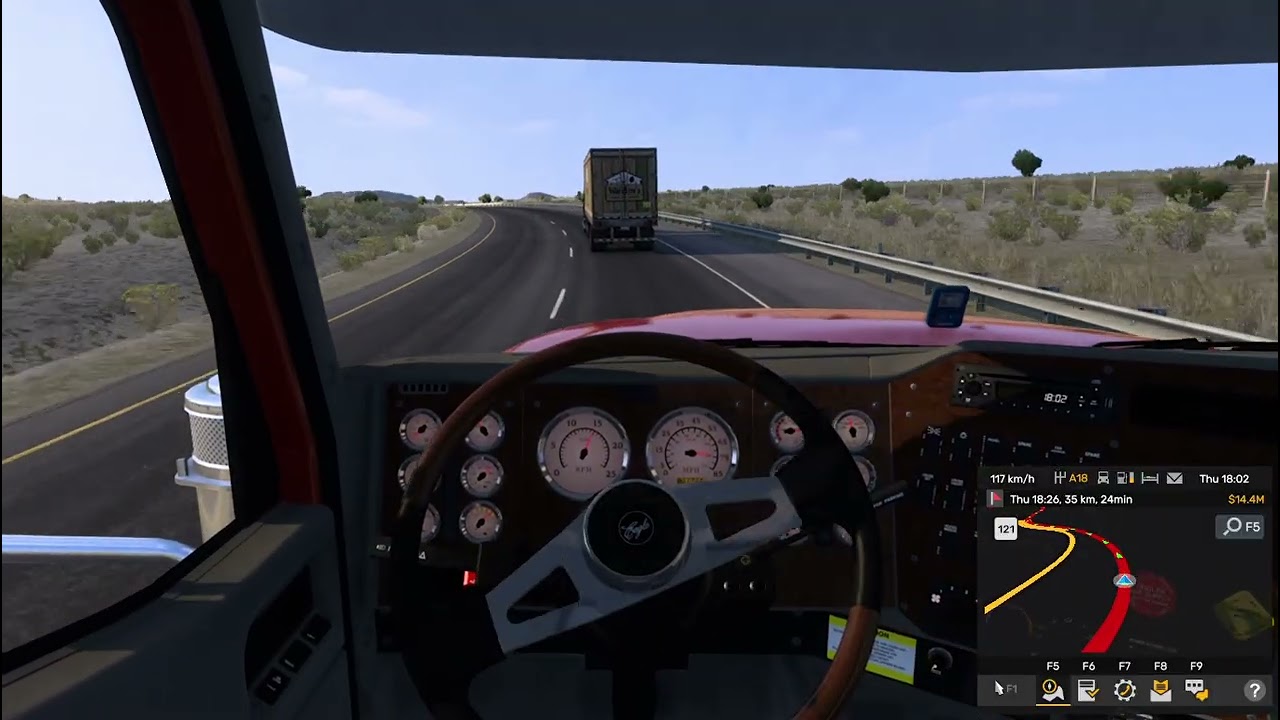🥫 Arizona Can Haul! International Truck Delivers 9 Tons Across Desert Roads | ATS №10
