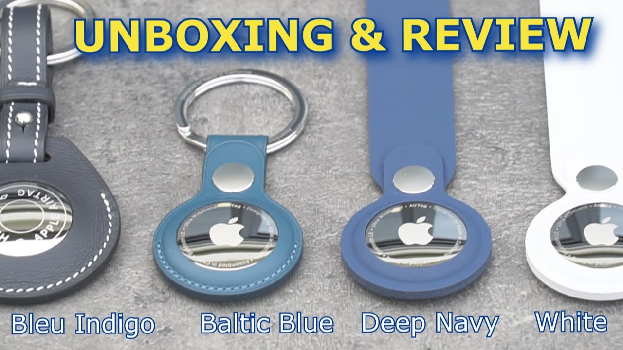 Apple AirTag Collection // KEY RING Leather & LOOP & HERM&Egrave;S // UNBOXING & REVIEW