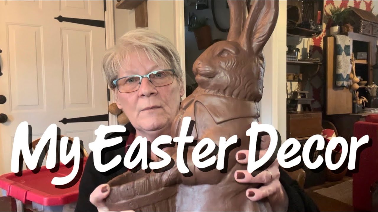 MY EASTER DECOR || VINTAGE EASTER