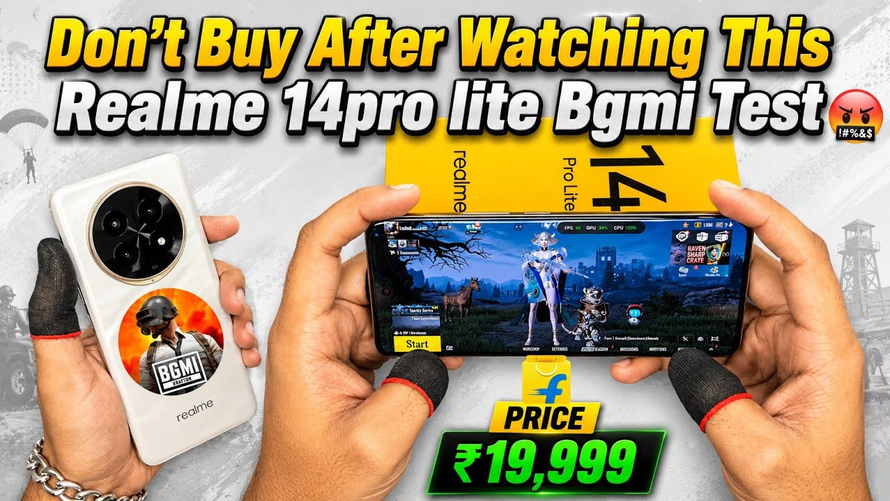 Realme 14pro Lite 5g Bgmi Test in 2026 😡 Don't Buy 