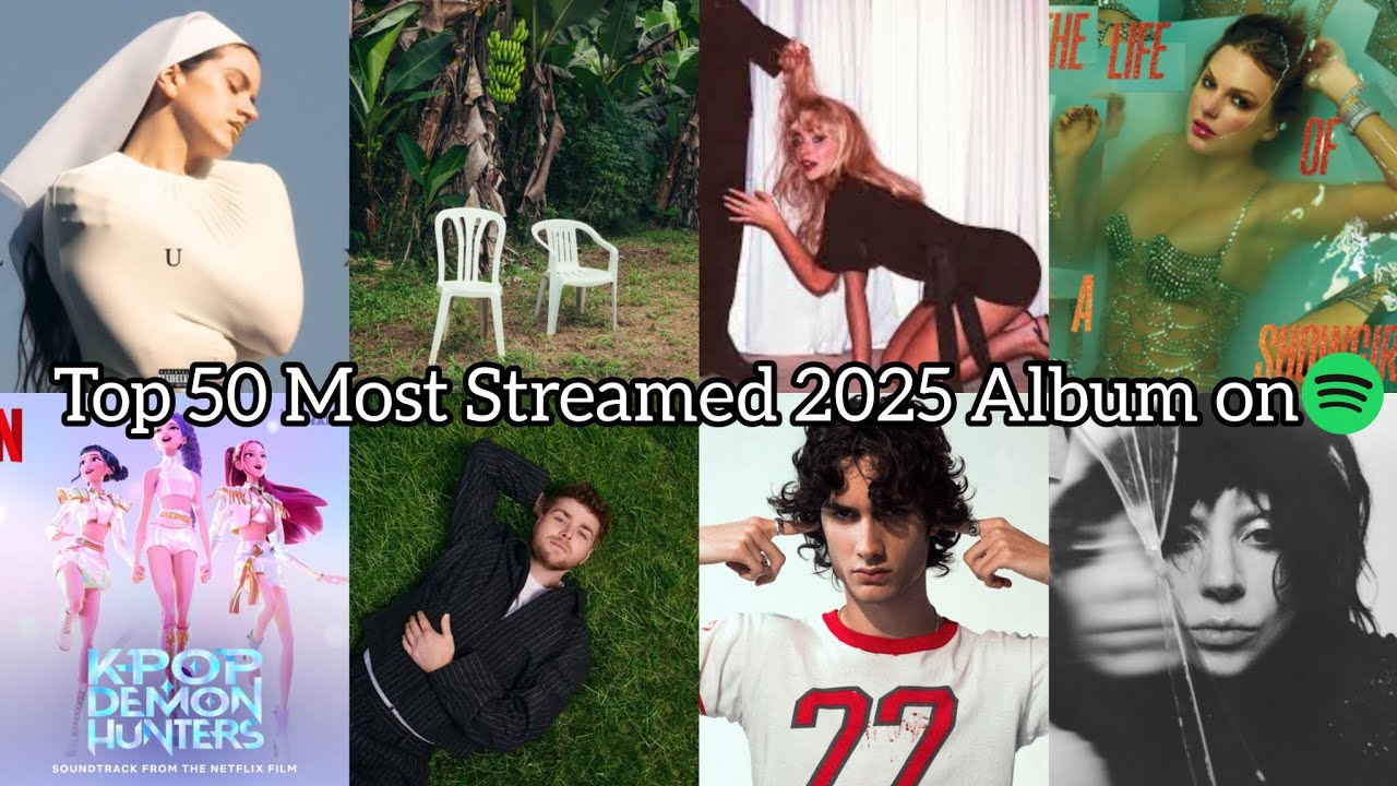 Top 50 Most Streamed 2025 Album on Spotify