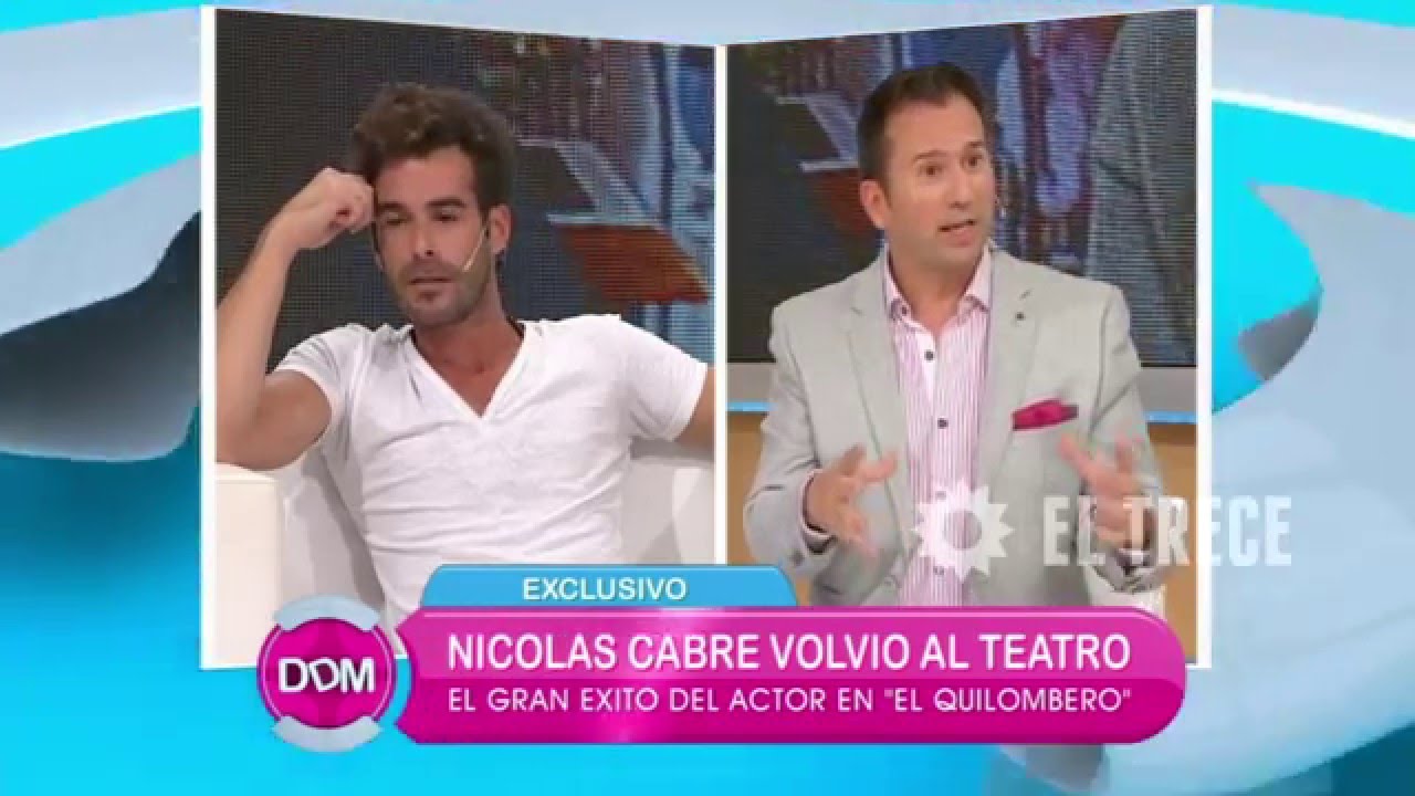Nicol&aacute;s Cabr&eacute; describe su personalidad