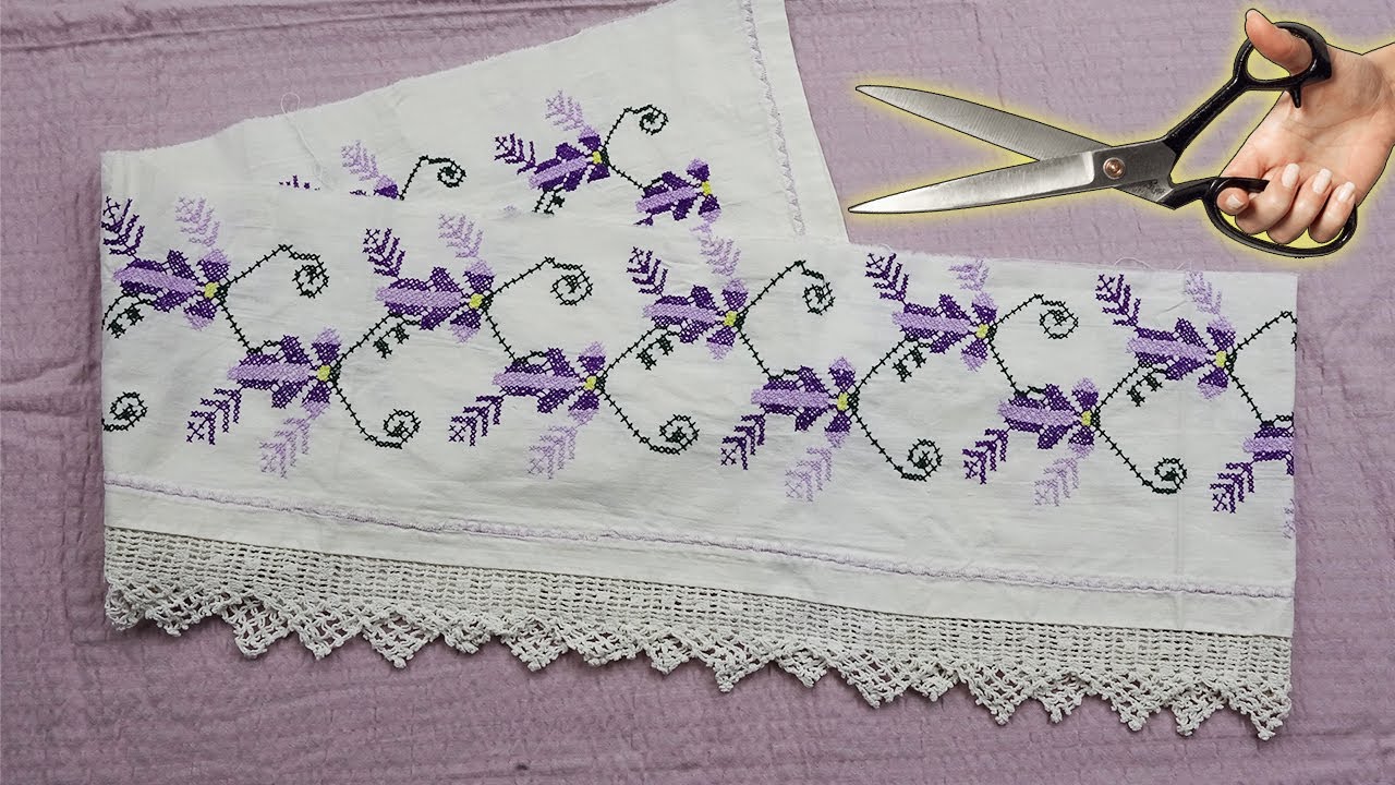 Turn Old Cross-Stitch into New Clothes – Everyone Wanted One!