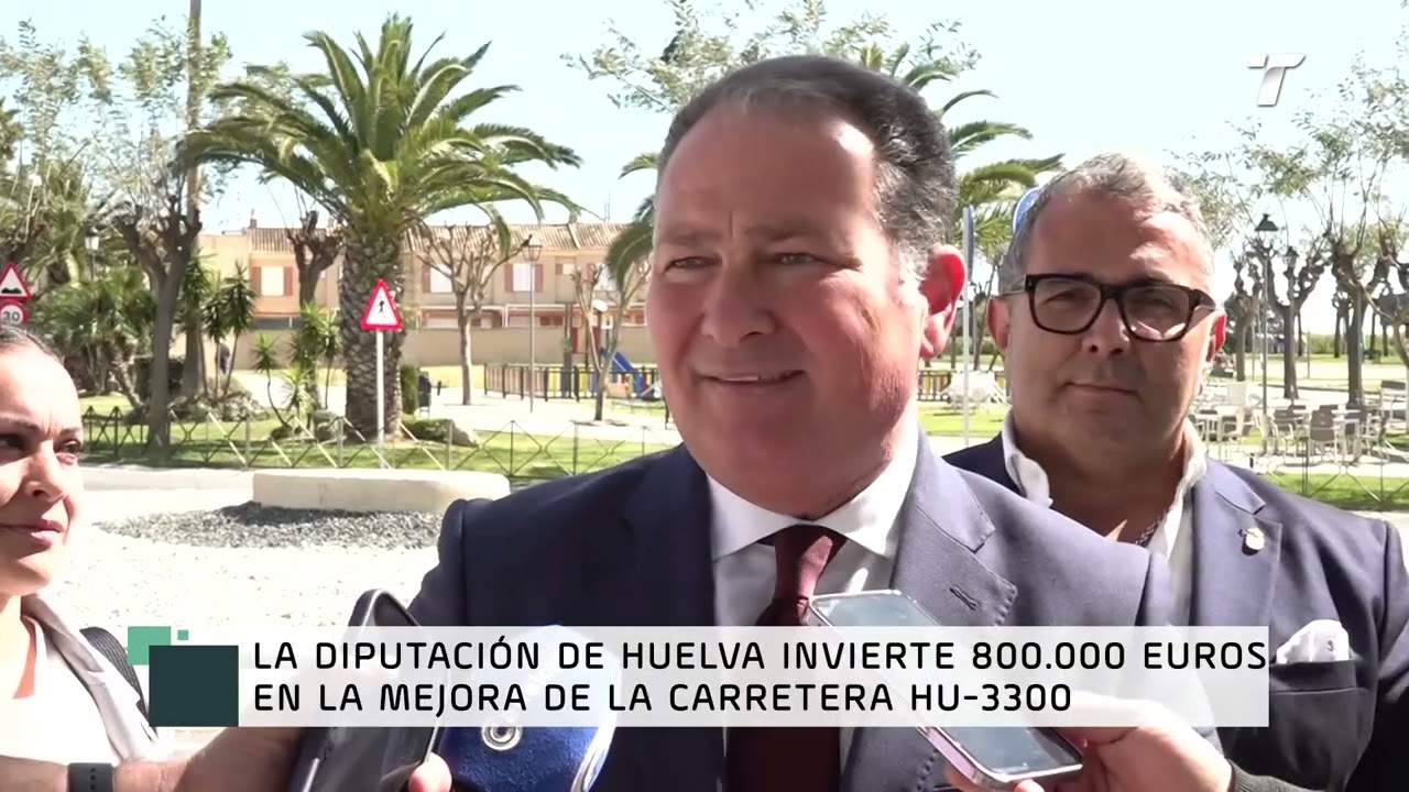 La Diputación de Huelva inicia la rehabilitación integral de la carretera HU-3300