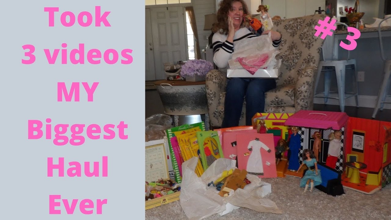 Biggest Barbie Haul on YouTube Part 3 60's / 70's Vintage Mattel / clone outfits /All vintage Epic