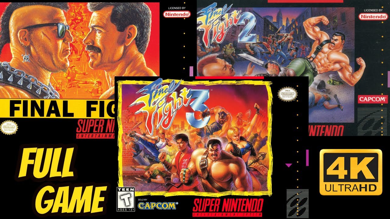 Final Fight TRILOGY COLLECTION [SNES] Gameplay Walkthrough FULL GAME🔴