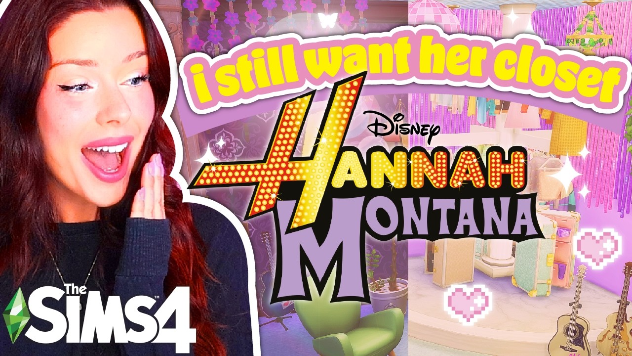 Building ICONIC Hannah Montana Rooms in The Sims 4