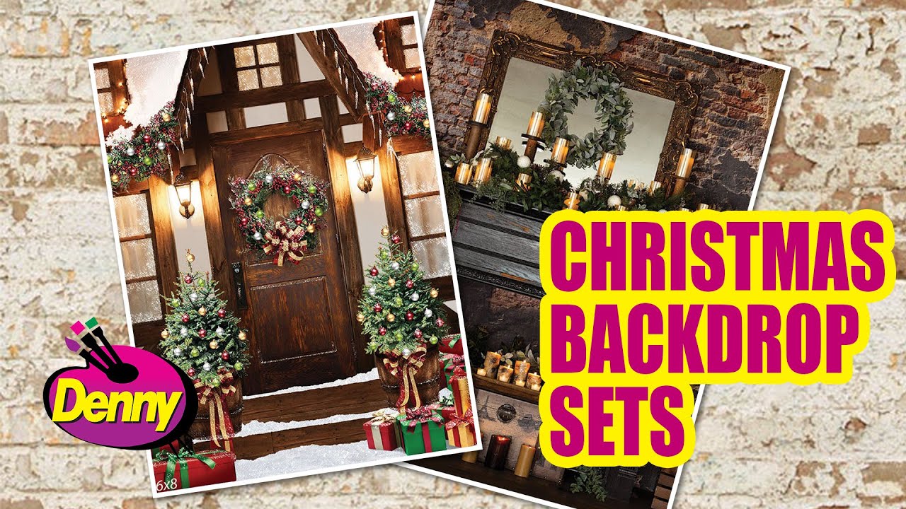 Atchley Photography Building Christmas Set and Backdrops with Denny Mfg