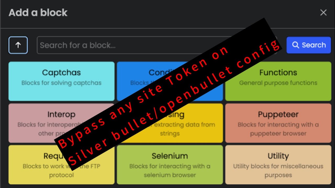 Bypass Token website on SilverBullet / OpenBullet (Full Capture) What others won't show you💯