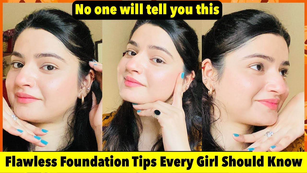 🌸 Apply Foundation Perfectly | No Creasing, No Cakey Look | Long-Lasting Base