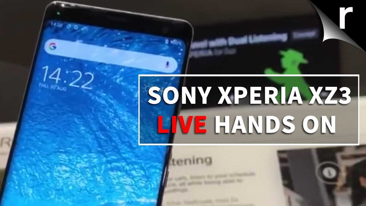 Xperia XZ3 live hands-on: AMA!