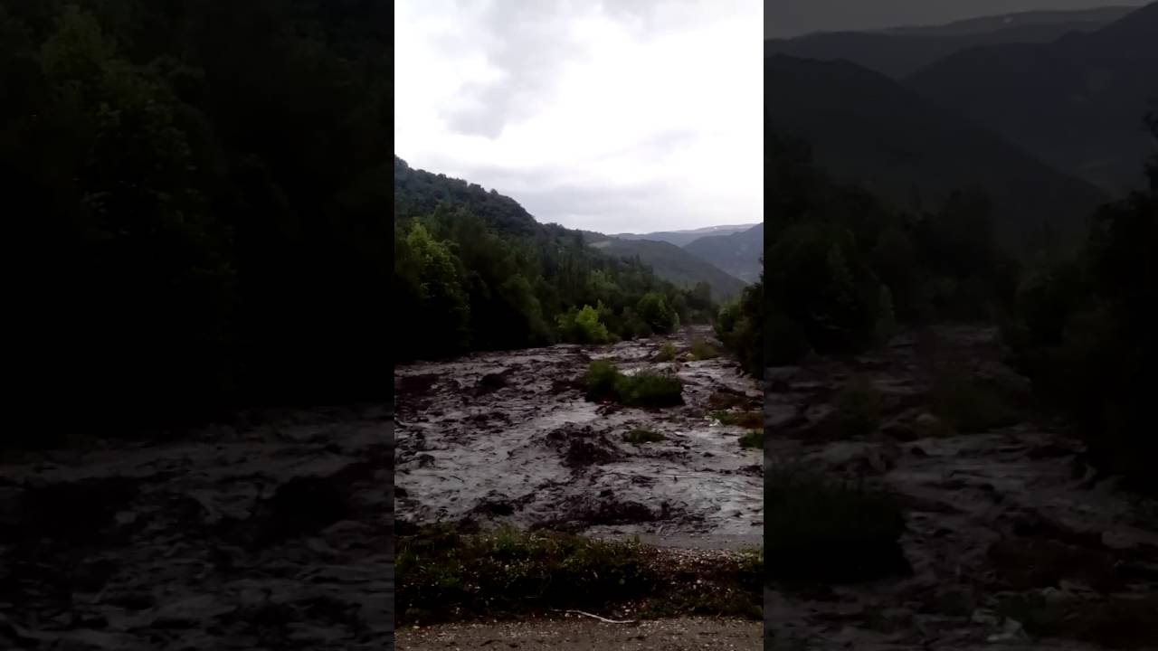 Amasya Taşova Kumluca'da Dehşet Verici Sel