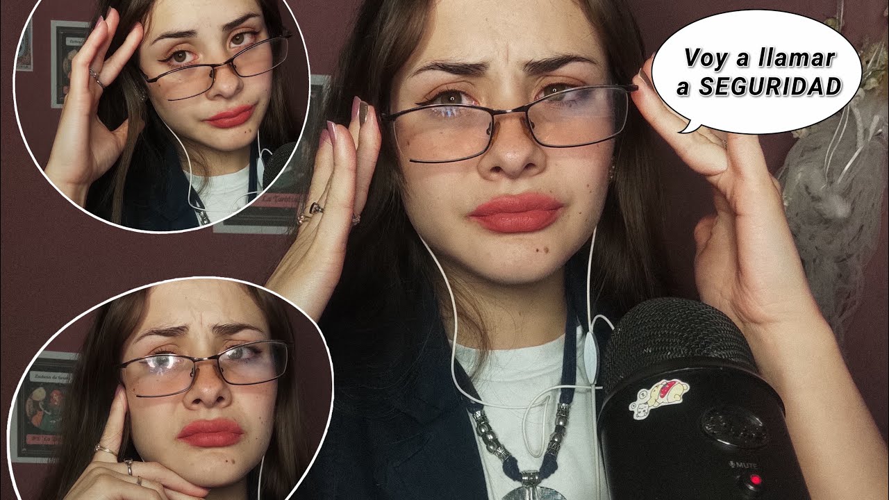 ASMR RECEPCIONISTA PELEADORA // ASMR CASERO