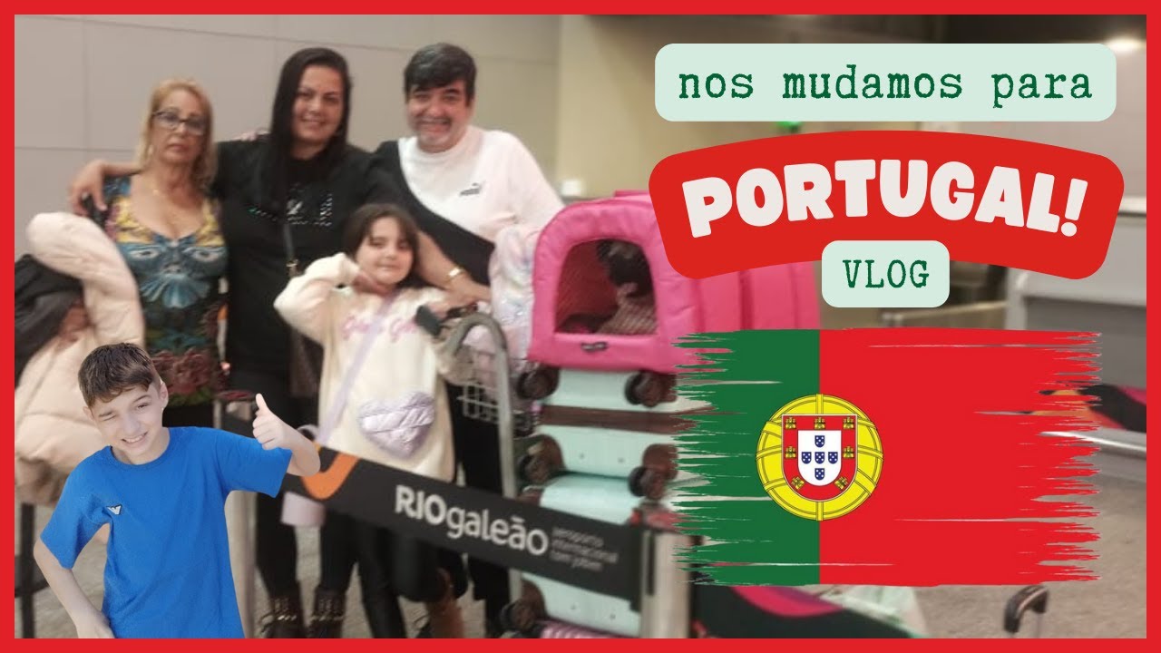 A Grande Mudança de Vida / Morando em Portugal / Viagem com Pet