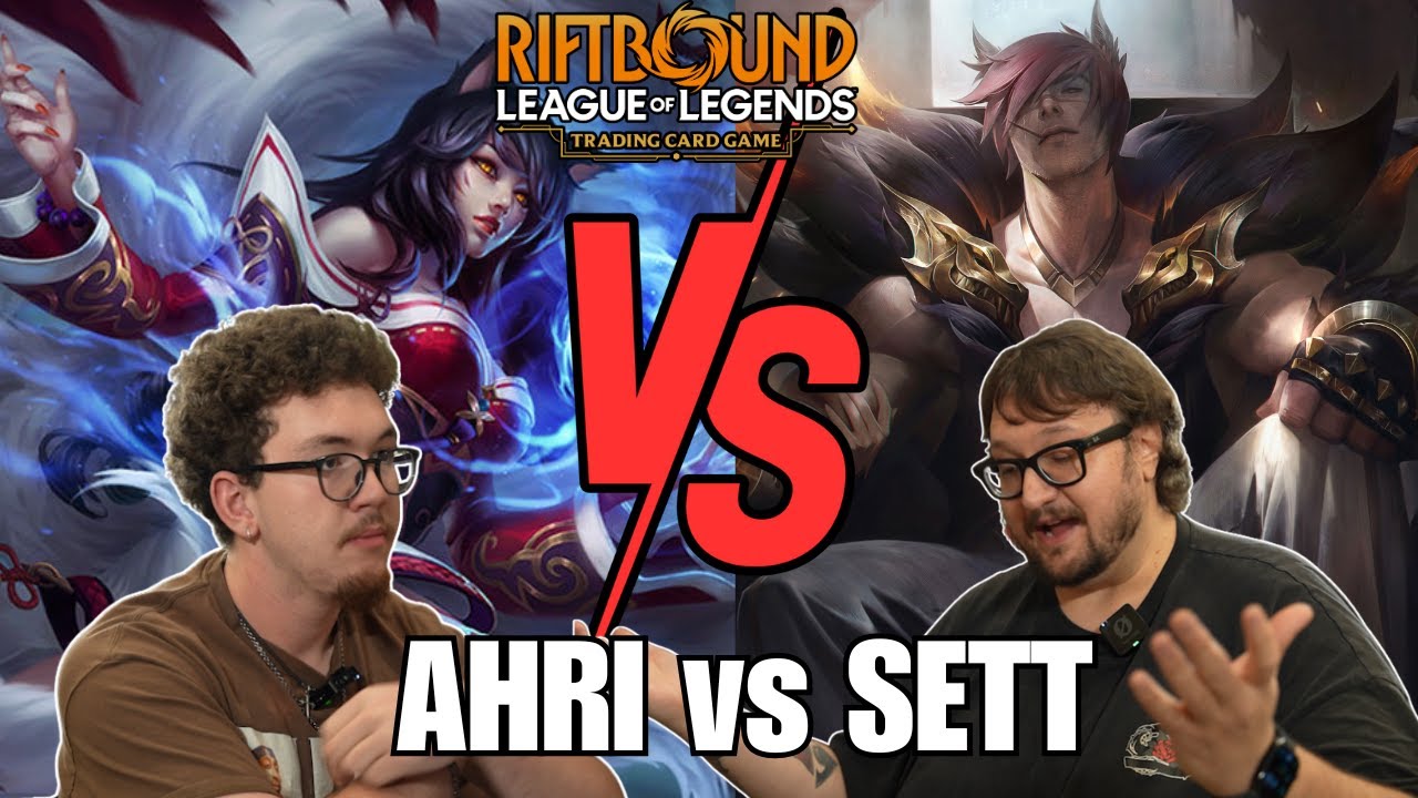 Can Sett take on Ahri? Sett vs Ahri BO1 Riftbound Gameplay!