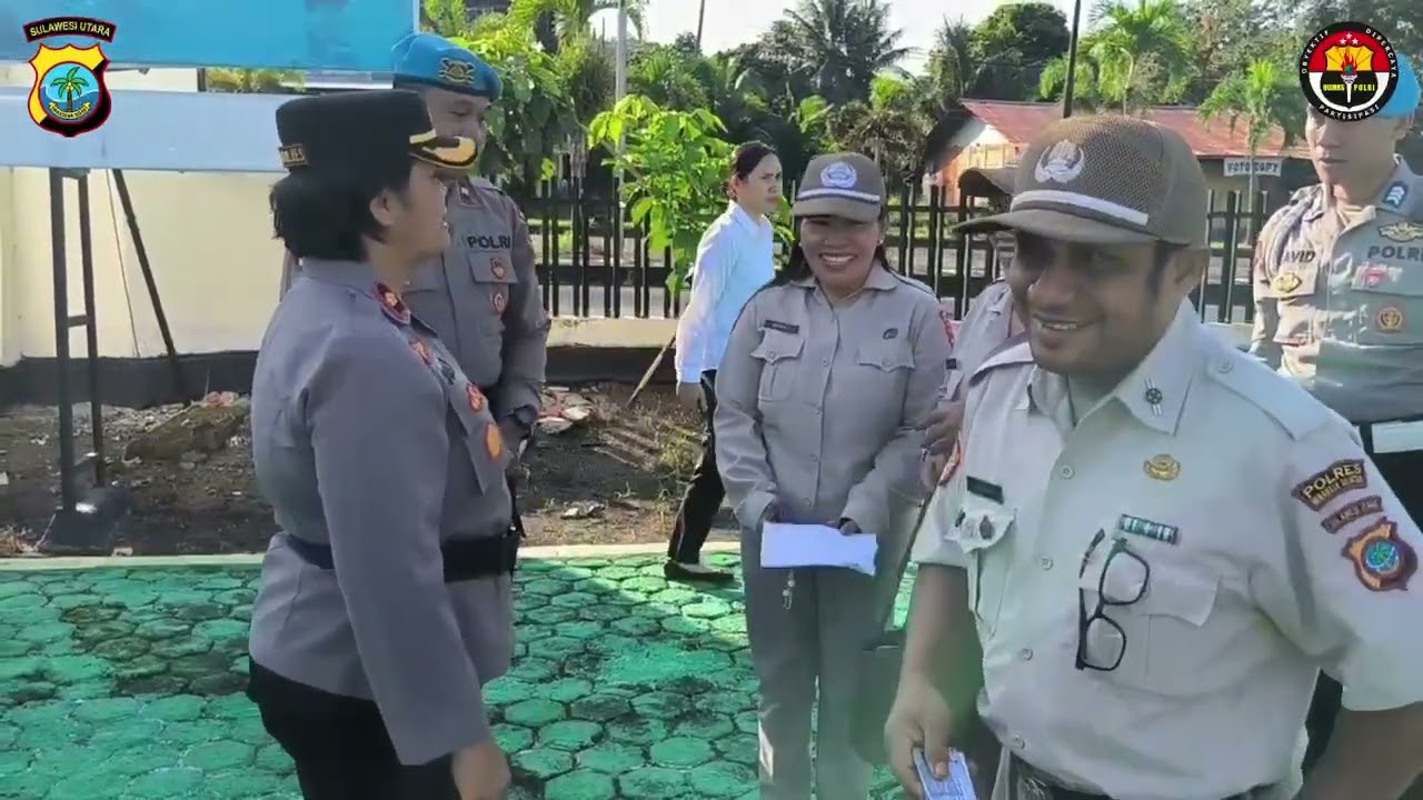 Ibu Wakapolres dan personil propam polres minsel melaksanakan pemeriksaan Gaktibplin.  #polripresis 