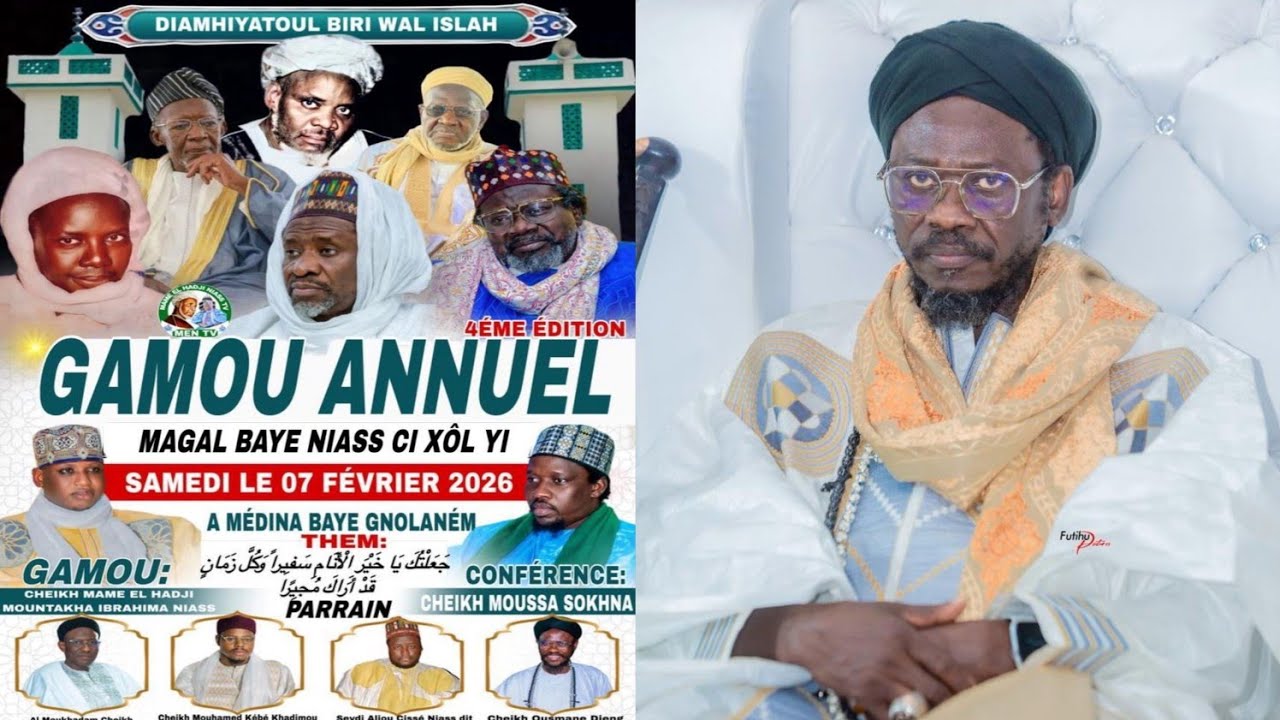 Medina Baye Gnolanem,Gamou Magal Baye Cii Xol yii édition 2026● Kaddu Baye Dieng salla Baye