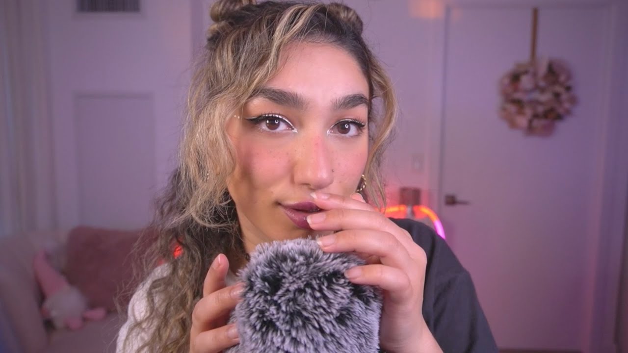 ASMR | Slow Inaudible Whispering with Face Tracing 😴