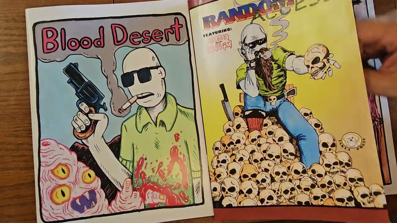 Diving into the artwork and creations of Adam yeater, a modern iconic indie comics creator.