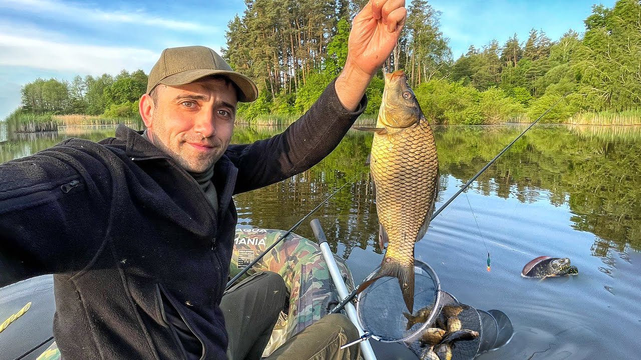 Первая рыбалка в этом сезоне. В лесных заливах 24-Часа На поплавочные удочки.