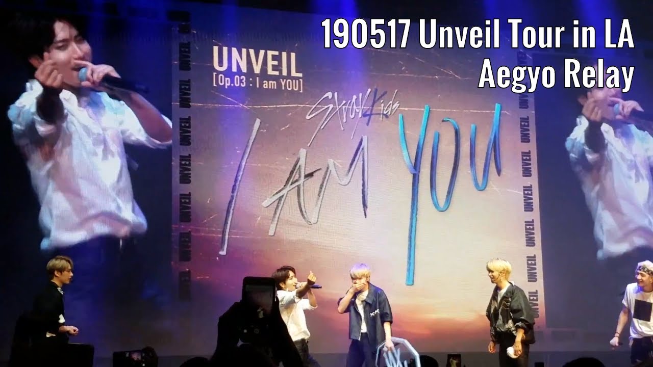 190517 Stray Kids Aegyo Relay - Unveil Tour in Los Angeles