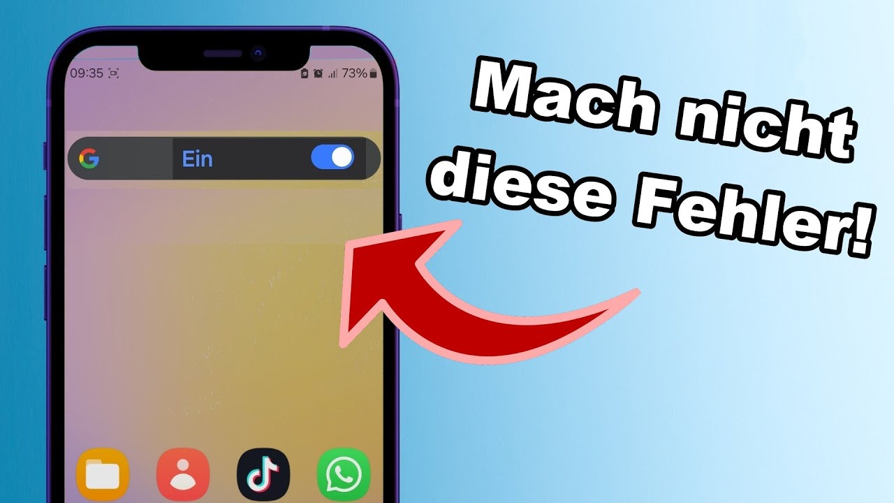 Typische Android FEHLER, die fast jeder macht!
