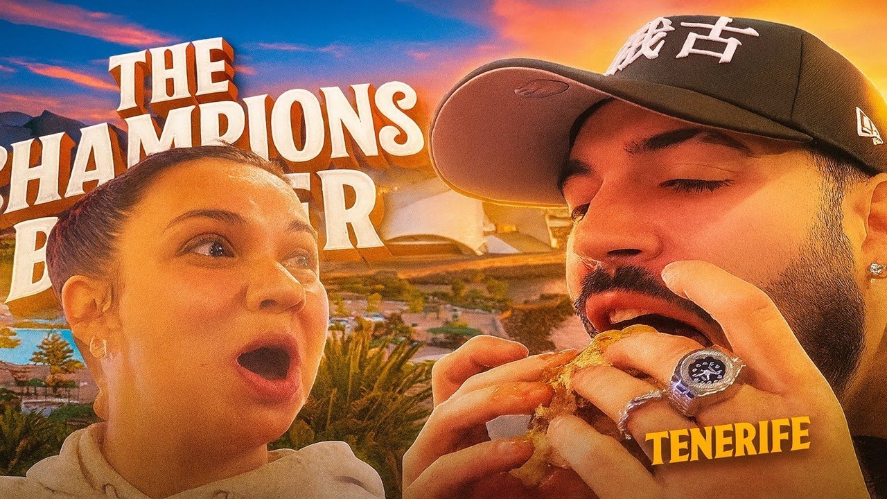 Probamos las hamburguesas más VIRALES de España en el Champions Burger de Tenerife ¡SIN FILTROS! 🍔💥