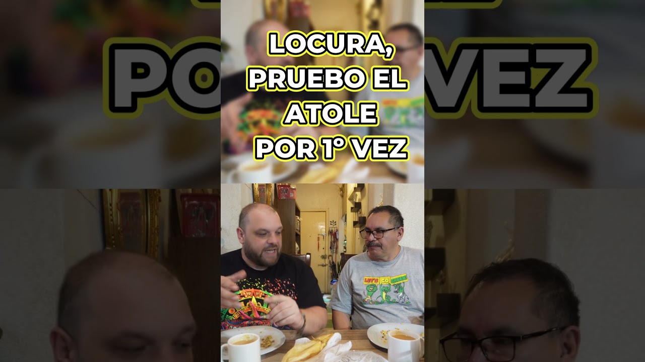 PRUEBO EL ATOLE Y ES ESPECTACULAR, M&Eacute;XICO NO DEJA DE SORPRENDERME