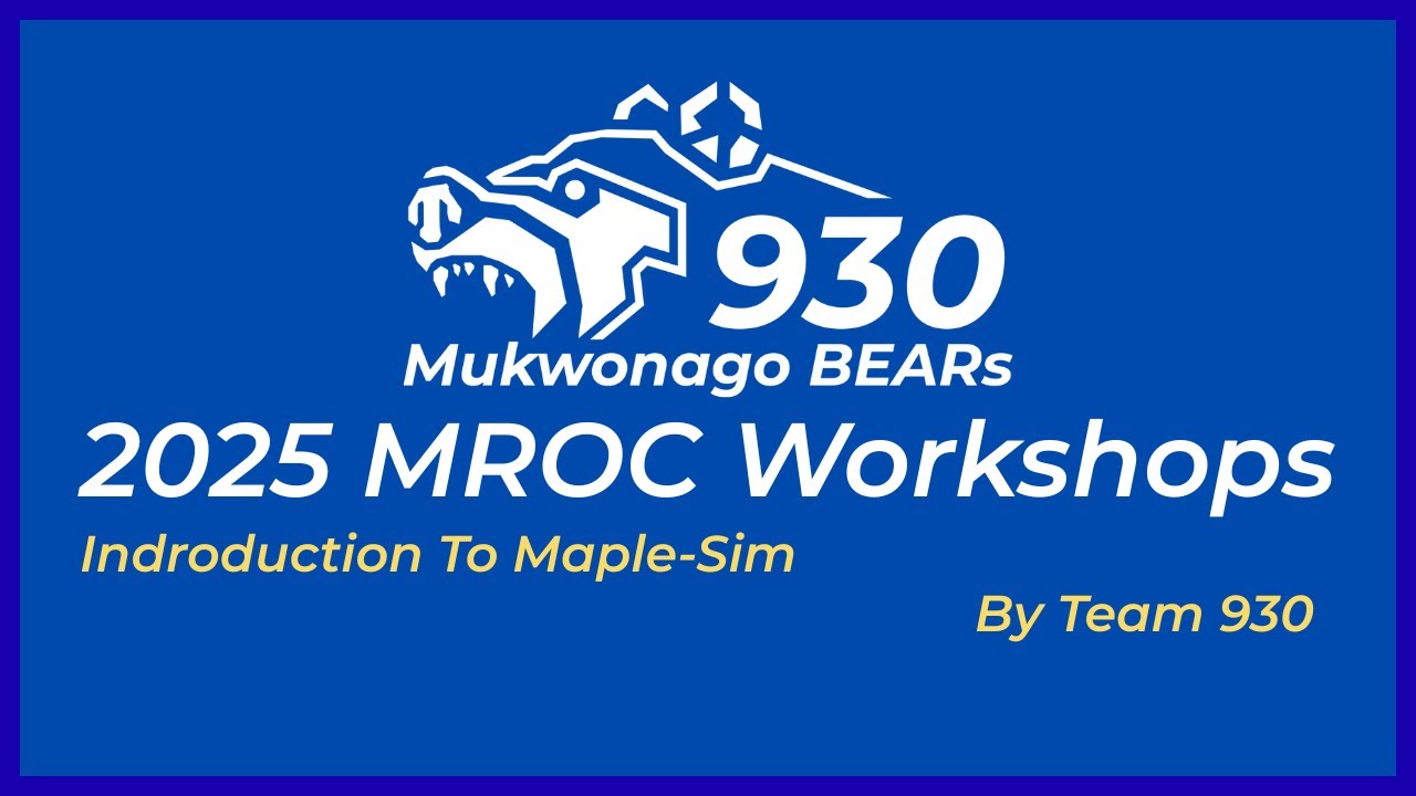 Indroduction To Maple-Sim - 2025 MROC Workshop