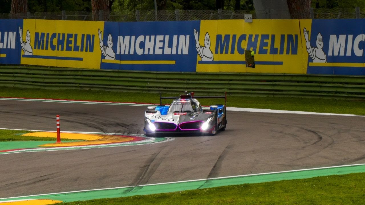 BMW M Hybrid V8 racing at Imola circuit