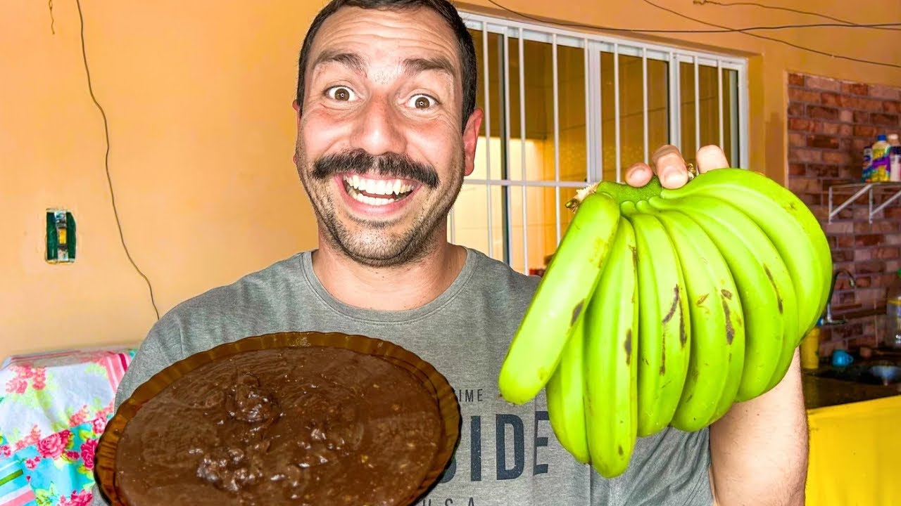 TRANSFORMEI BANANA VERDE EM BRIGADEIRO!