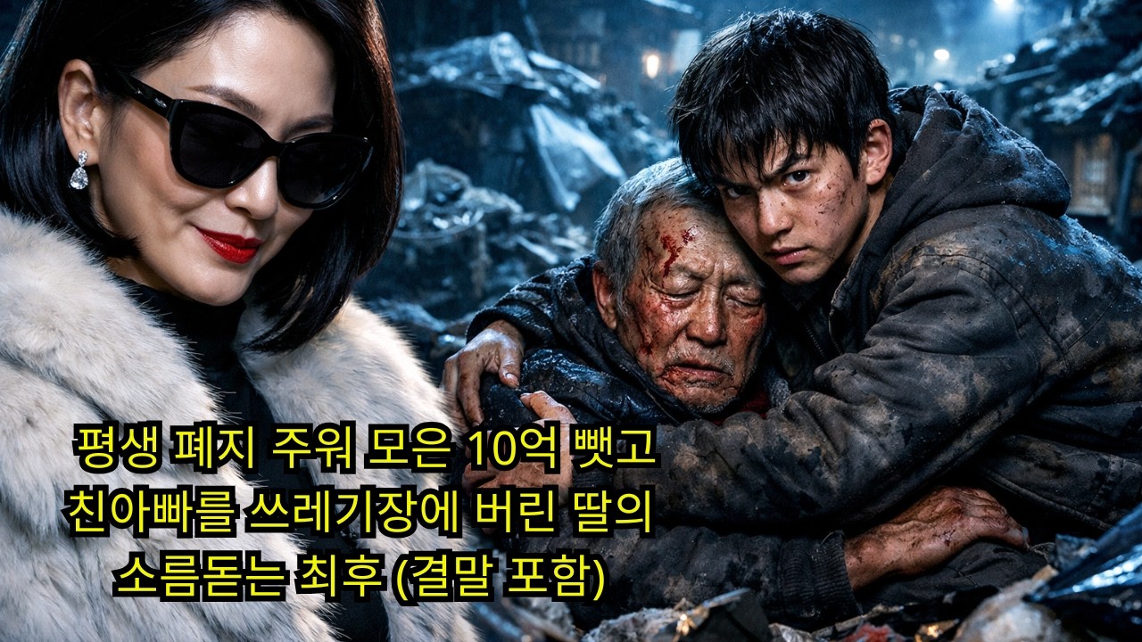 평생 폐지 주워 모은 10억 뺏고 친아빠를 쓰레기장에 버린 딸의 소름돋는 최후 (결말 포함)