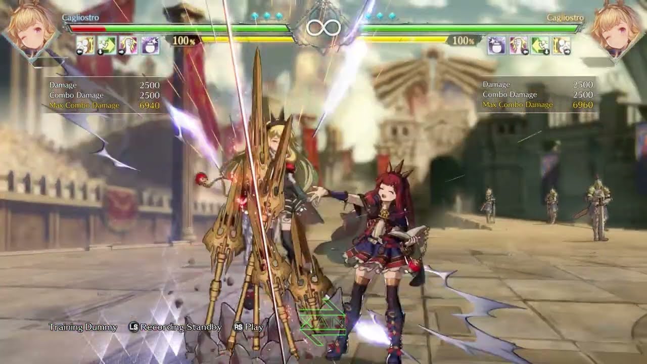 Granblue Fantasy Versus: Rising (GBVSR) - Cagliostro Combos (Optimal/Practical/Setplay)
