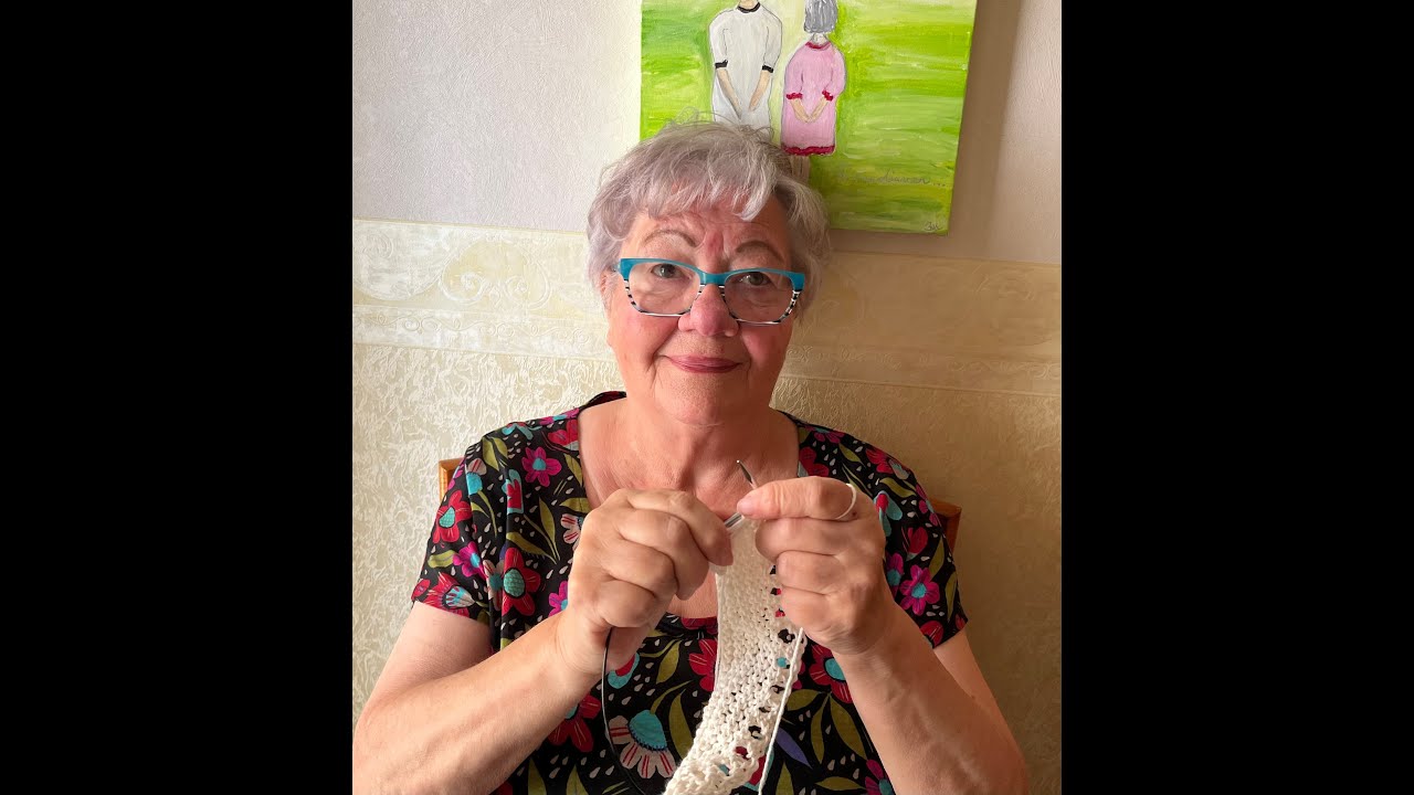 Strick mit Elisa einen Musterwaschlappen, um stricken zu lernen! Teil 1