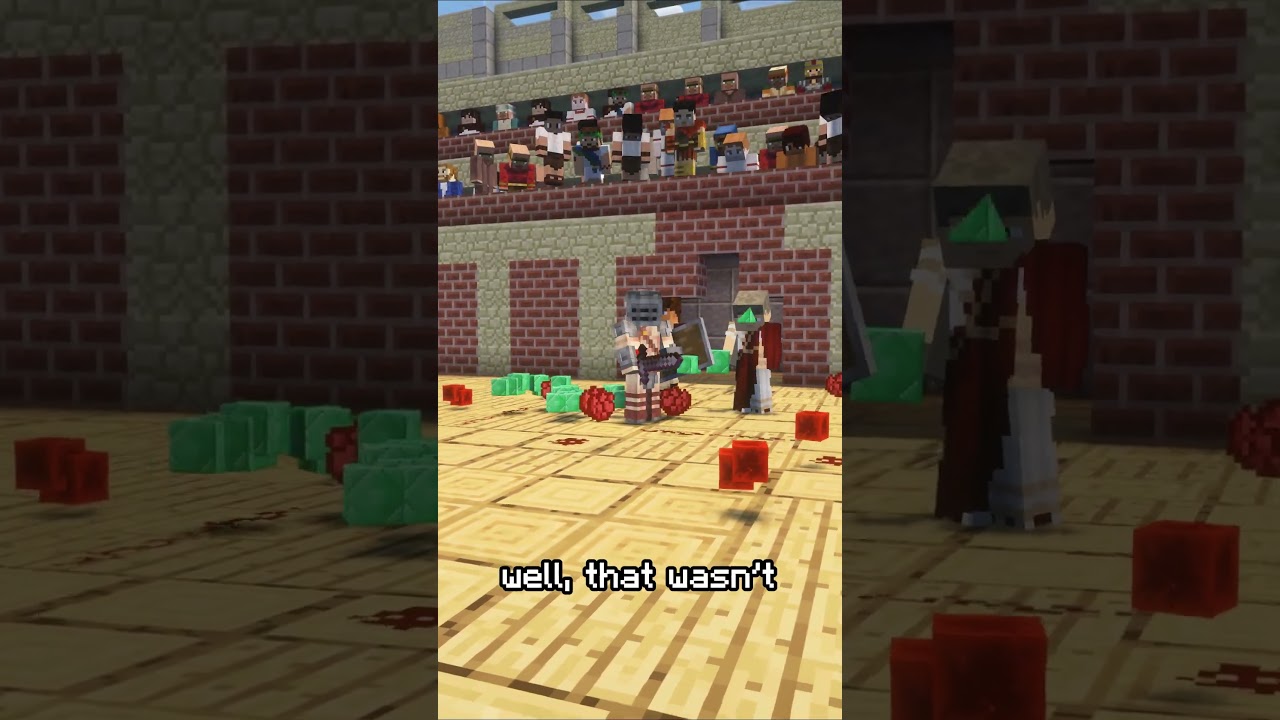 Гладиаторские бои Римской империи в истории Minecraft