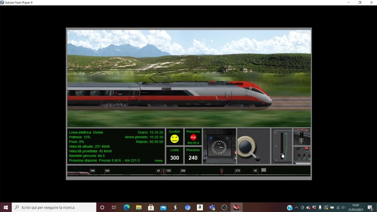 EURODRIVER Frecciarossa Roma-Firenze - ETR 500 Eurostar Frecciarossa