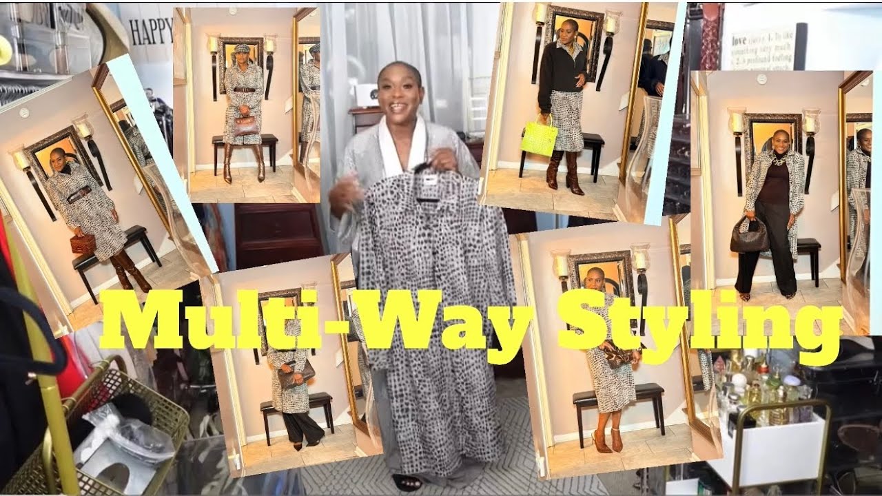 One Vintage Dress, Endless Outfits ~ Multiple Ways to Style a Button-Down Dress